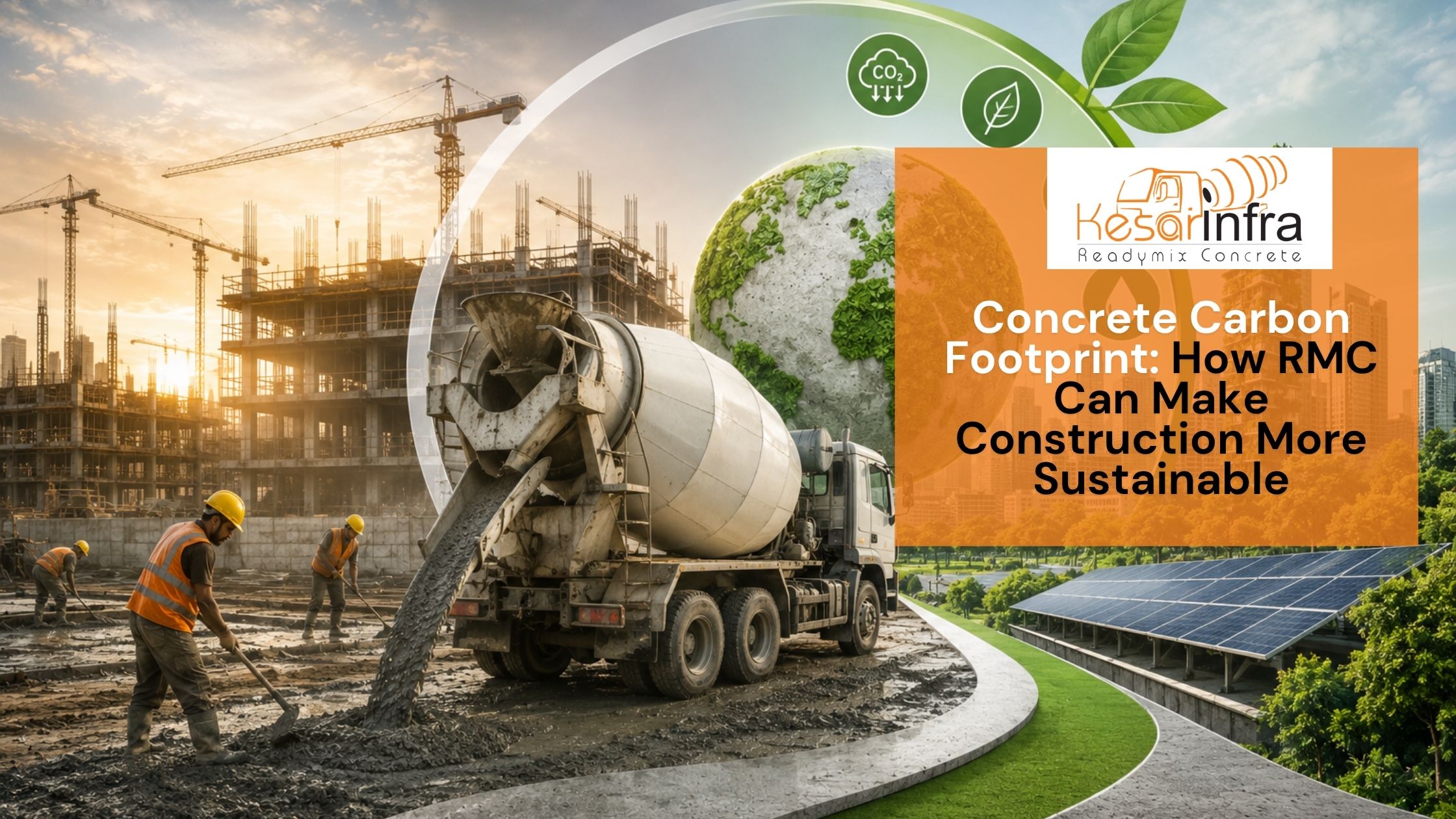 Concrete Carbon Footprint: How RMC Can Make Construction More Sustainable